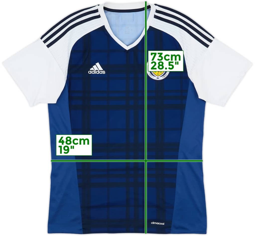 2015-17 Scotland Home Shirt - 8/10 - (M)