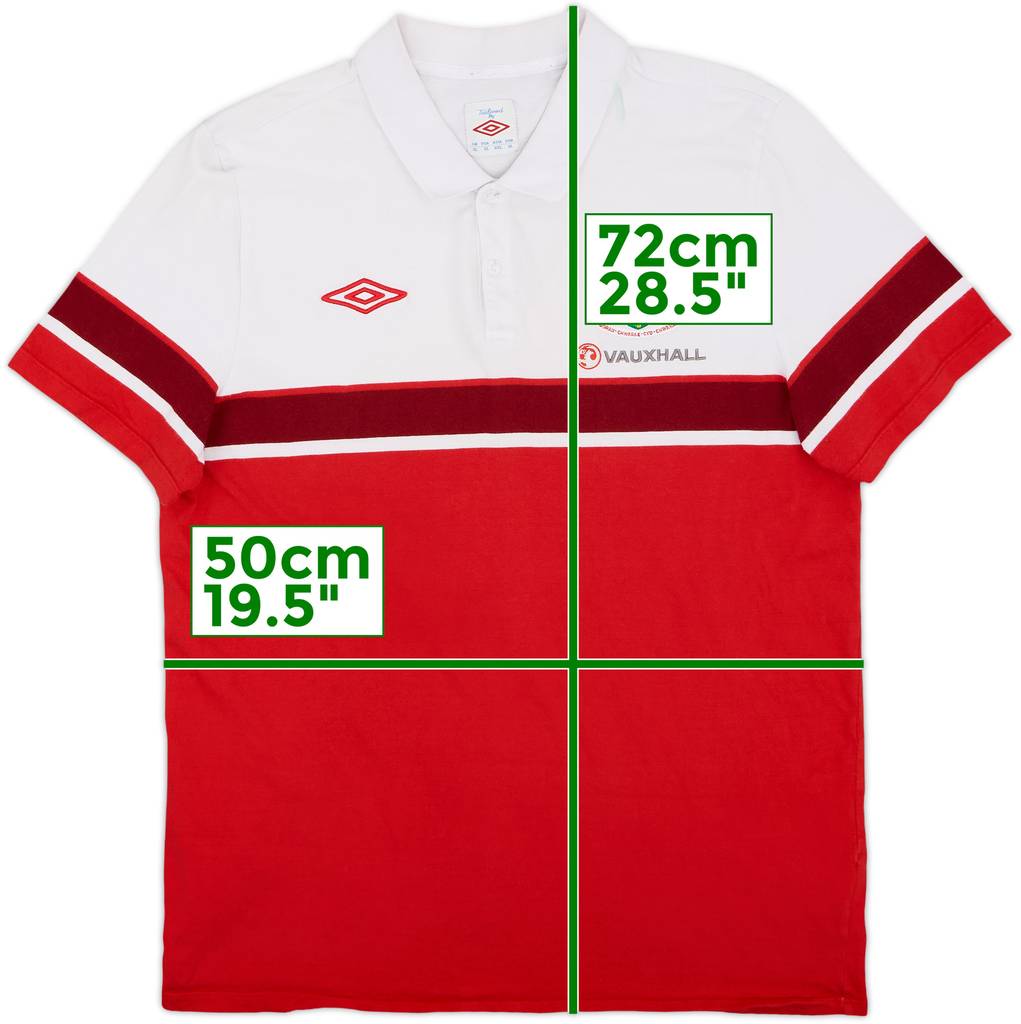 2010-11 Wales Umbro Polo Shirt - 7/10 - (XL)
