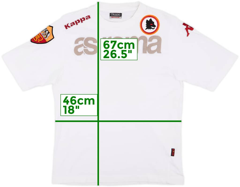 2011-12 Roma Kappa Cotton Tee - 7/10 - (M)
