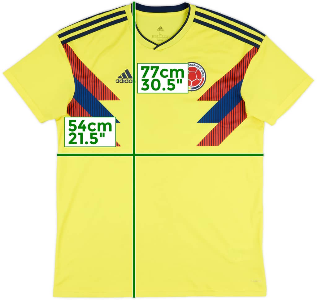 2018-19 Colombia Home Shirt - 7/10 - (L)
