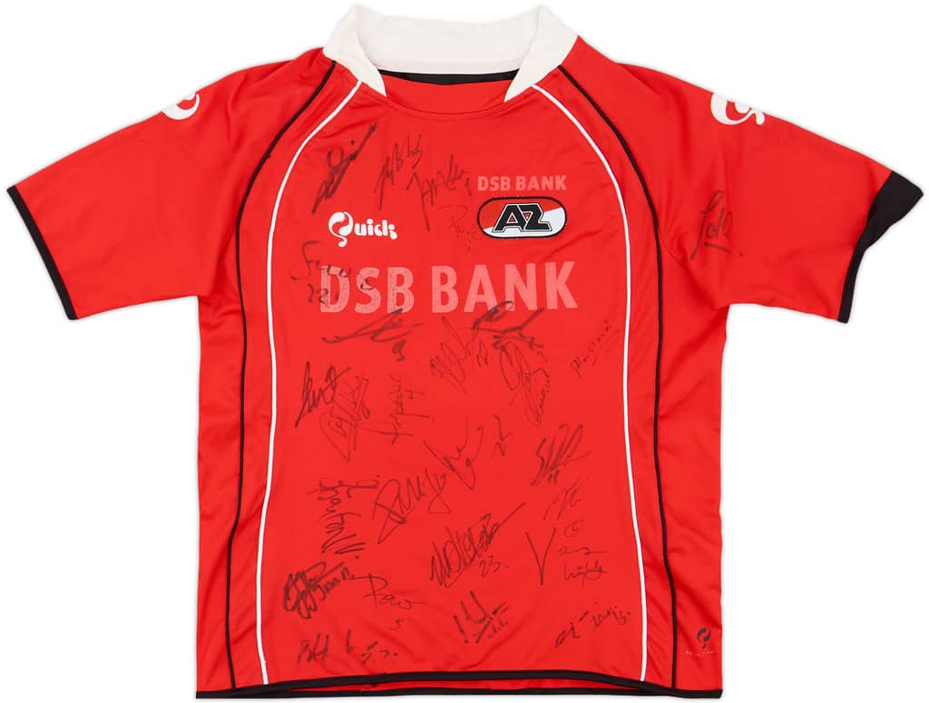 2006-07 AZ Alkmaar Signed Home Shirt - 4/10 - (S.Boys)