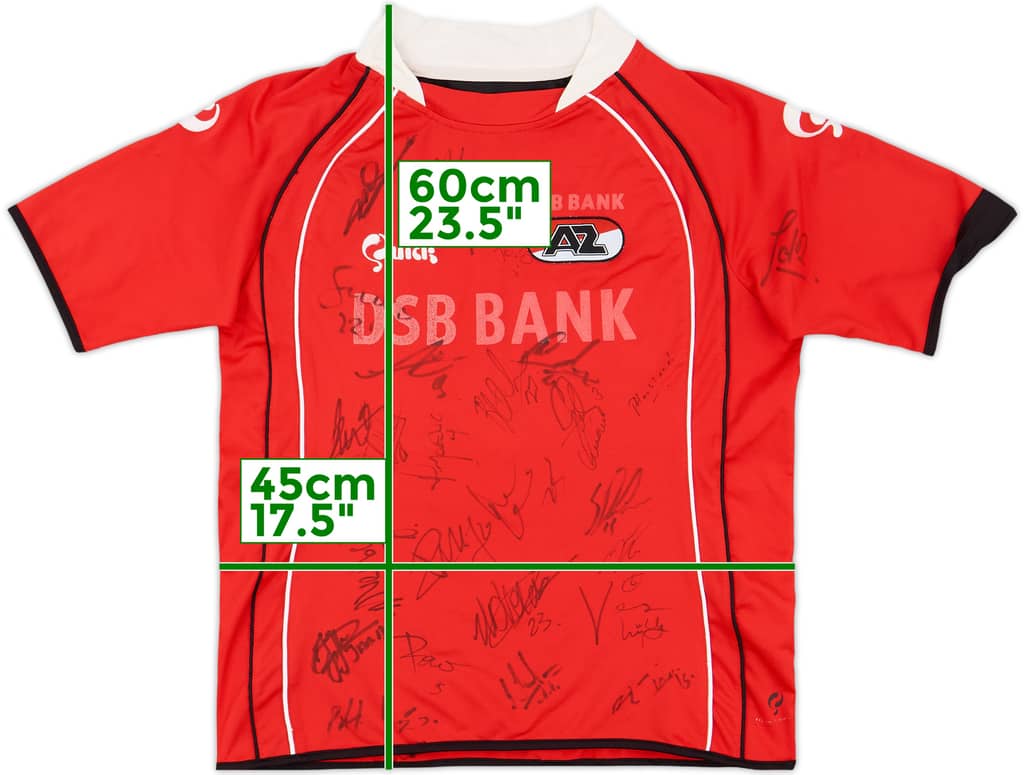 2006-07 AZ Alkmaar Signed Home Shirt - 4/10 - (S.Boys)