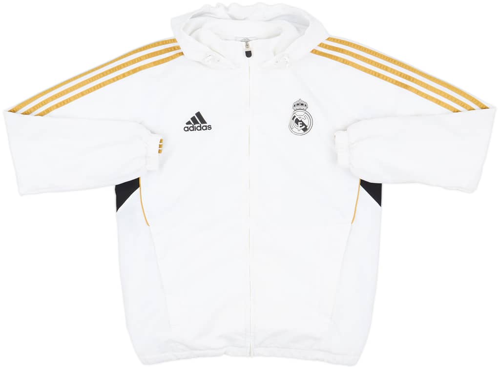 2011-12 Real Madrid adidas Hooded Track Jacket - 5/10 - (M)