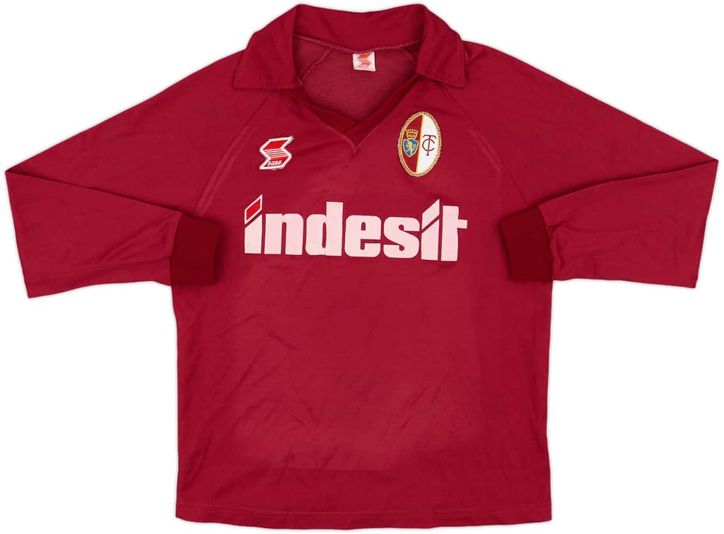 1990-91 Torino Home L/S Shirt - 6/10 - (XL.Boys)