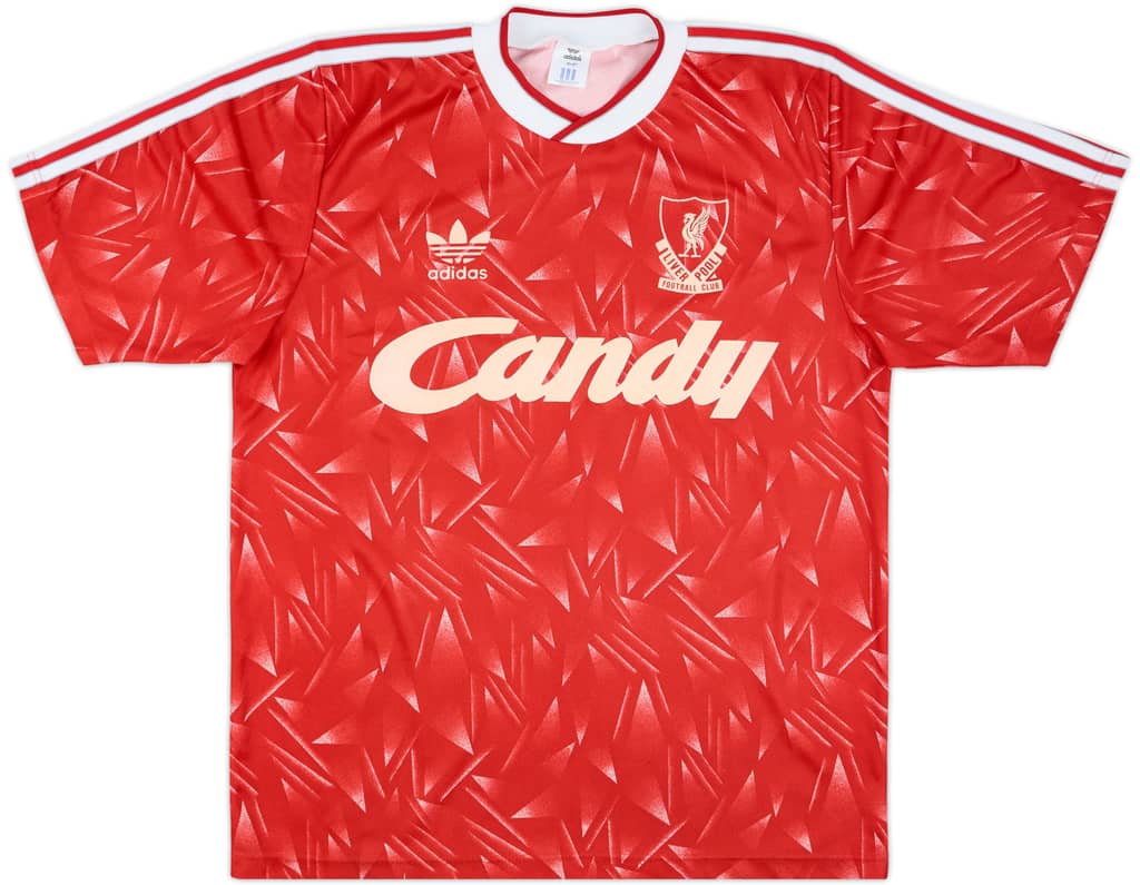 1989-91 Liverpool Home Shirt - 8/10 - (M/L)