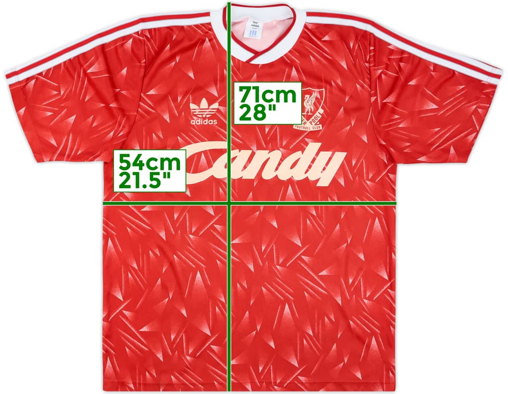 1989-91 Liverpool Home Shirt - 8/10 - (M/L)