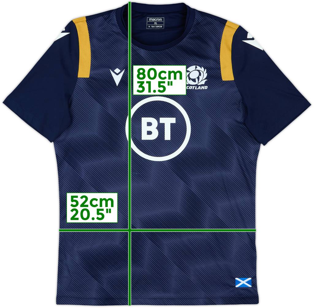 2020-21 Scotland Rugby Home Shirt - 8/10 - (XL)