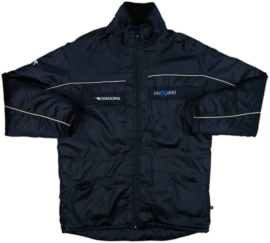 2000-01 Napoli Diadora Padded Bench Coat - 6/10 - (L)