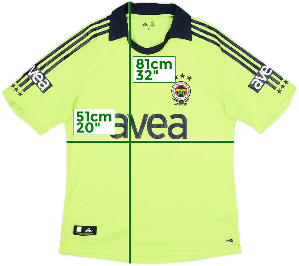 2008-09 Fenerbahce Third Shirt - 8/10 - (L)