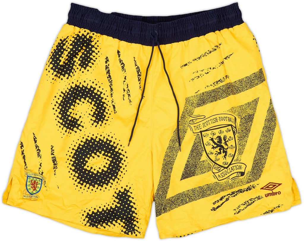 1990-92 Scotland Umbro Leisure Shorts - 7/10 - (L)