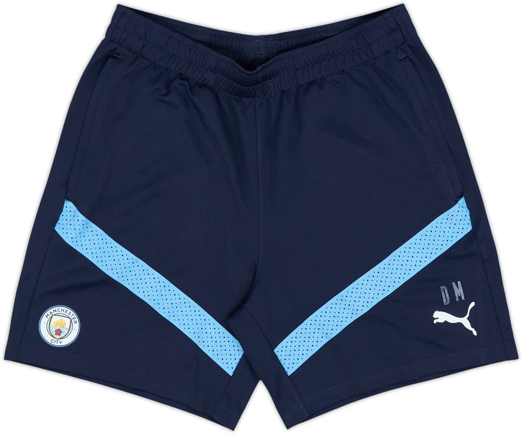 2021-22 Manchester City Puma Staff Issue Training Shorts DM - 7/10 - (L)