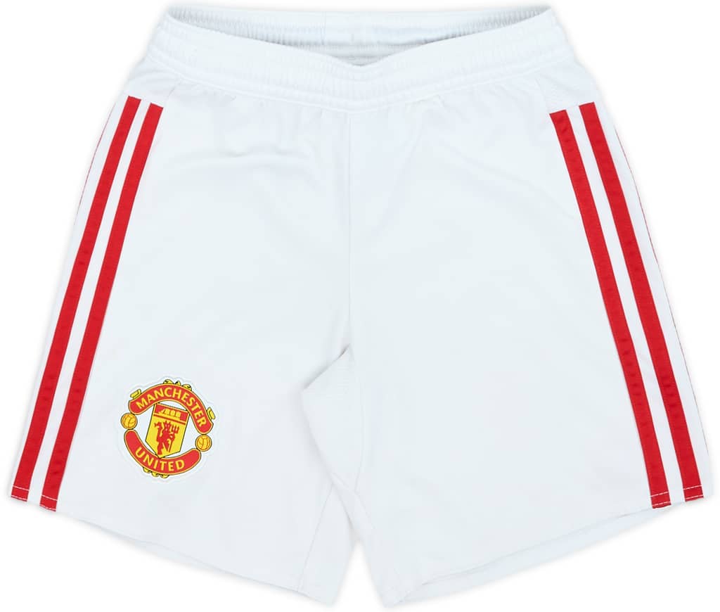 2015-16 Manchester United Home Shorts - 7/10 - (7-8 Years)