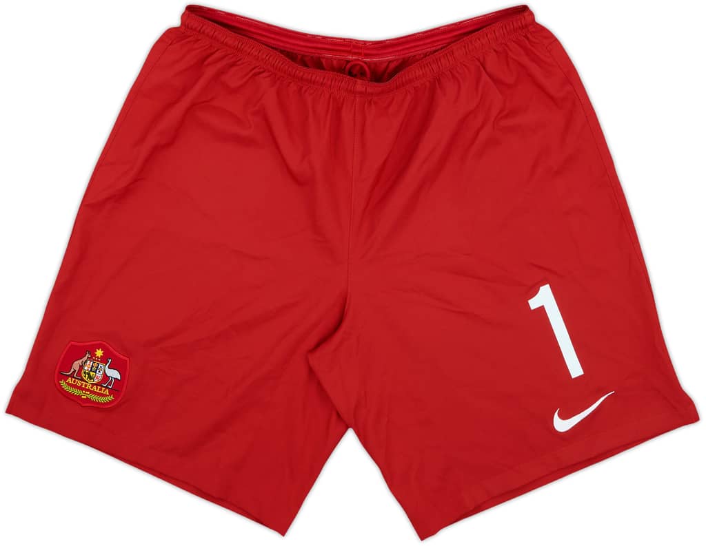 2014-15 Australia Player Issue GK Shorts #1 - 9/10 - (XL)