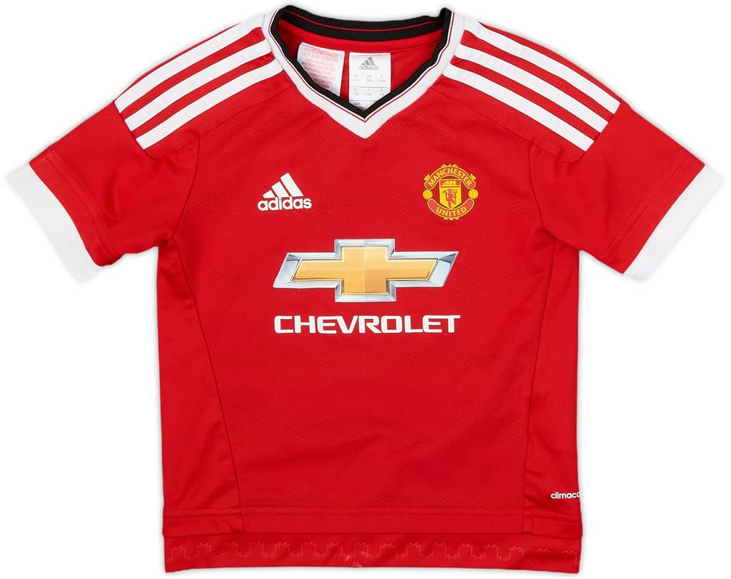 2015-16 Manchester United Home Shirt Rooney #10 - 8/10 - (5-6 Years)