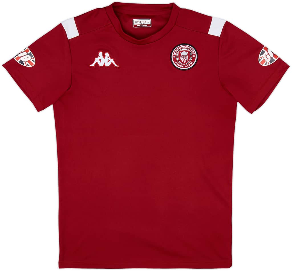 2024-25 Wigan Warriors Kappa Training Shirt - 9/10 - (M)