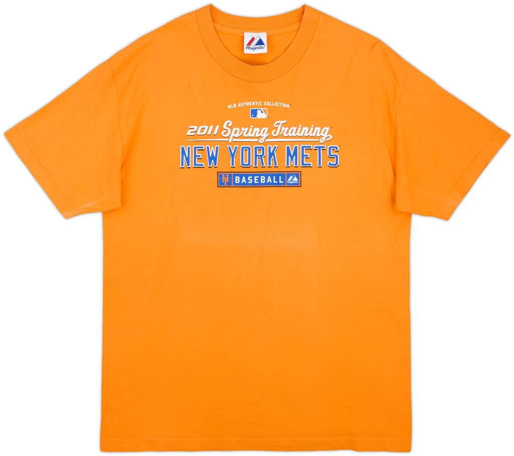 2011 New York Mets Spring Training Majestic Tee - 7/10 - (L)