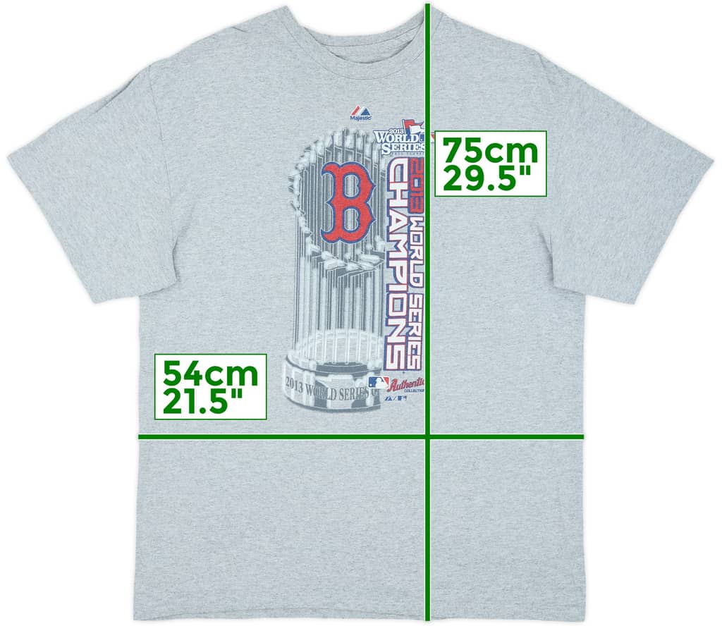 2013 Boston Red Sox World Series Champions Majestic Tee - 7/10 - (L)