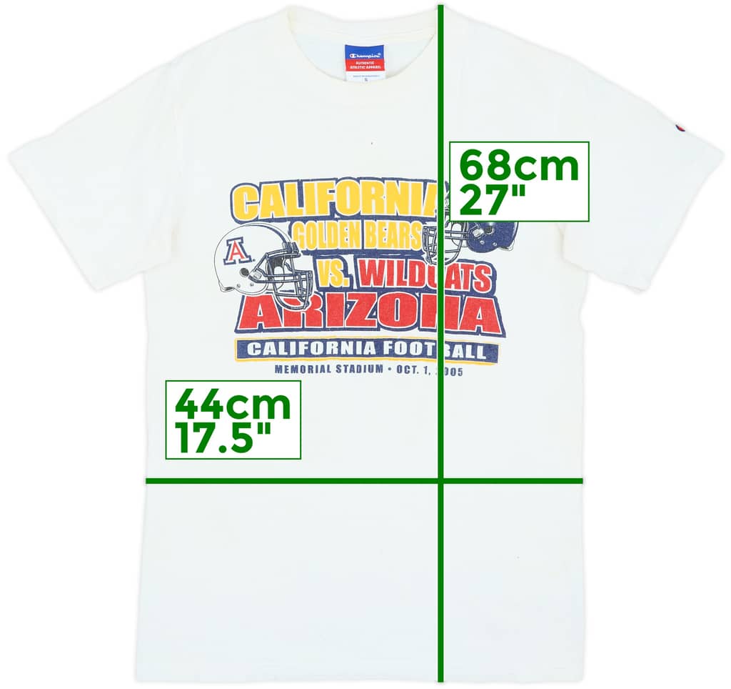 2005 California Golden Bears vs Arizona Wildcats Champion Tee - 6/10 - (S)
