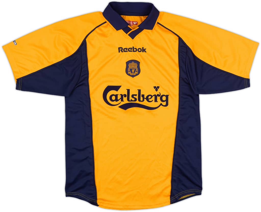 2000-02 Liverpool Away Shirt - 9/10 - (Y)