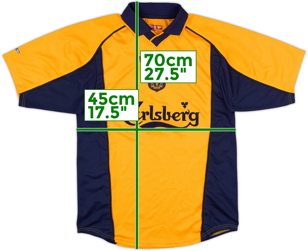 2000-02 Liverpool Away Shirt - 9/10 - (Y)