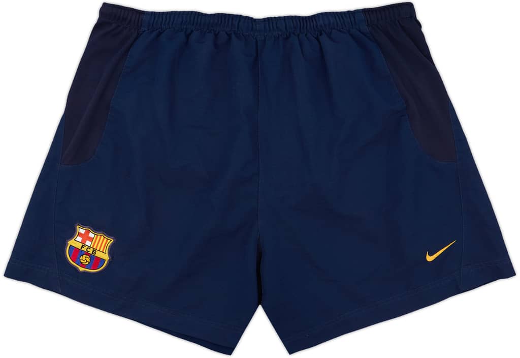 2003-04 Barcelona Nike Training Shorts - 6/10 - (XL)