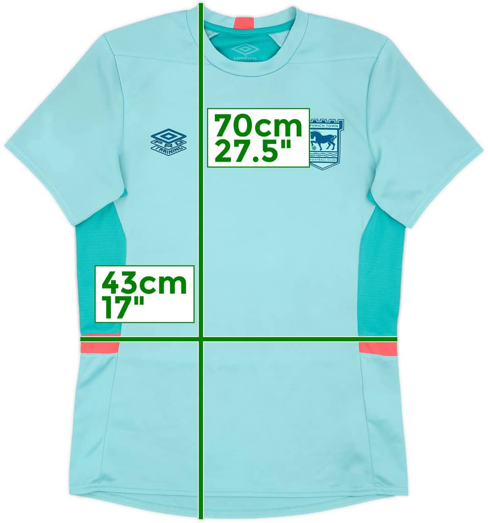 2023-24 Ipswich Umbro Training Shirt - 9/10 - (S)