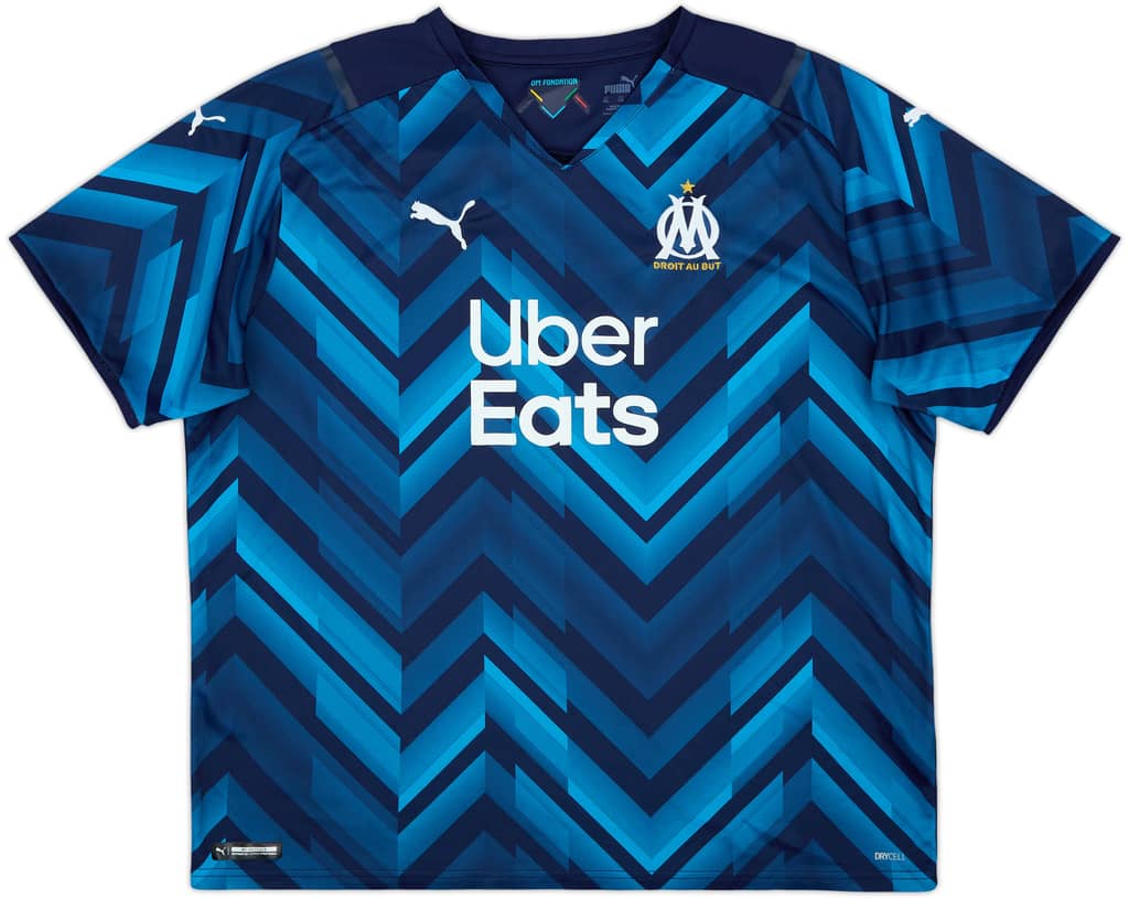 2021-22 Olympique Marseille Away Shirt - 9/10 - (XXL)