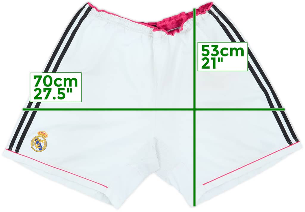 2014-15 Real Madrid Home Shorts - 4/10 - (XL)