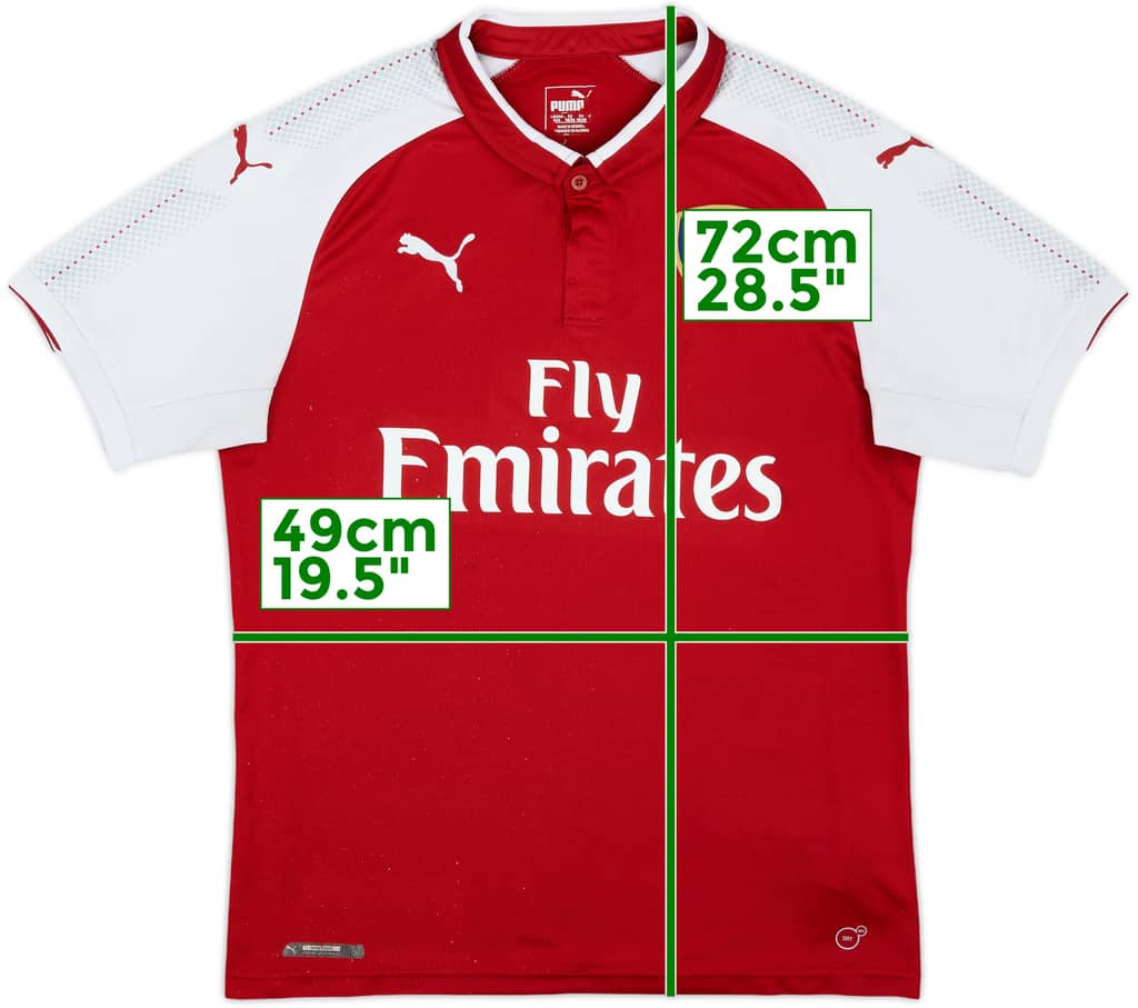 2017-18 Arsenal Home Shirt - 5/10 - (M)