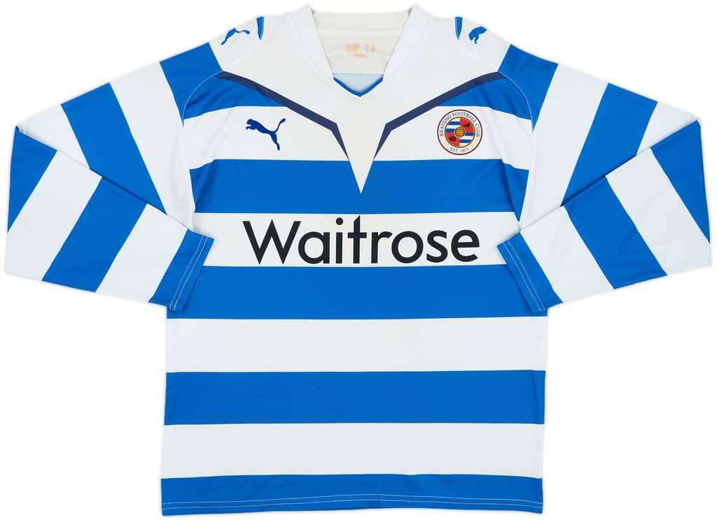 2009-10 Reading Home L/S Shirt - 5/10 - (L)