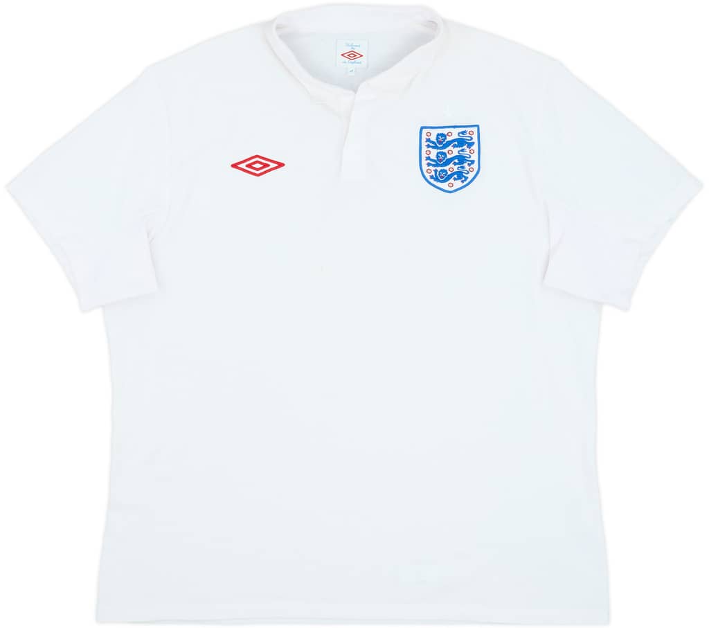 2009-10 England Home Shirt - 5/10 - (XL)