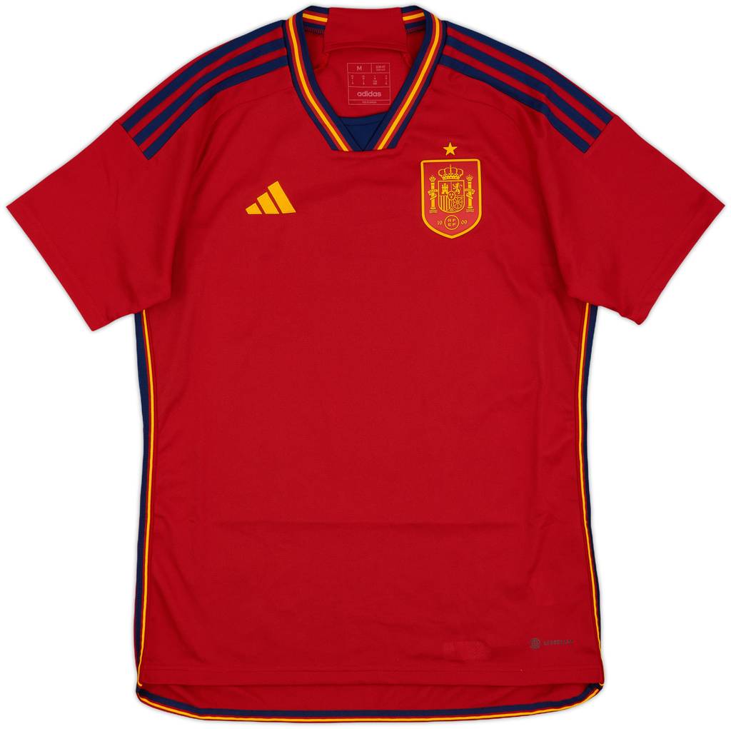 2022-23 Spain Home Shirt - 10/10 - (M)
