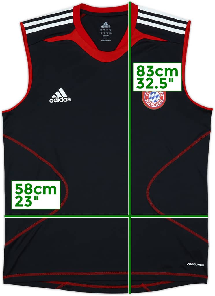 2010-11 Bayern Munich adidas Formotion Training Vest - 8/10 - (XL/XXL)