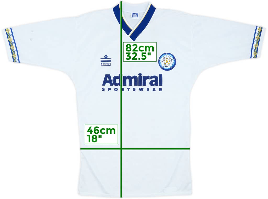 1992-93 Leeds United Home Shirt - 8/10 - (L)