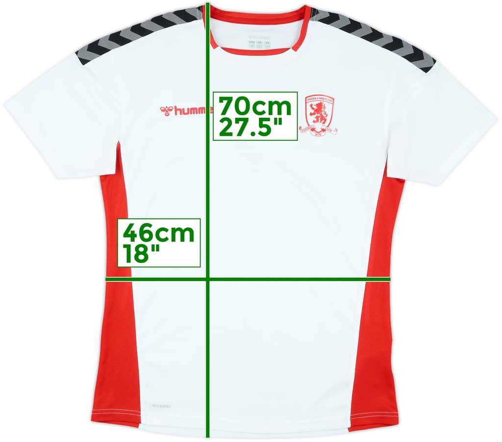 2021-22 Middlesbrough Hummel Training Shirt - 8/10 - (M)
