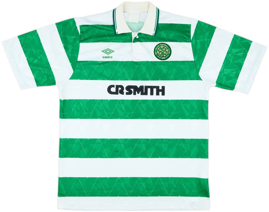 1989-91 Celtic Home Shirt - 7/10 - (L)