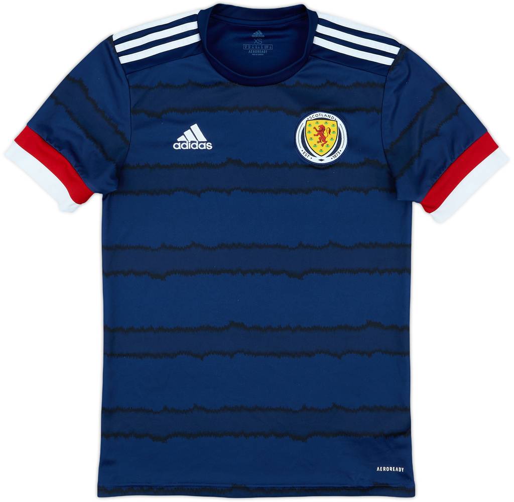 2020-22 Scotland Home Shirt - 8/10 - (XS)