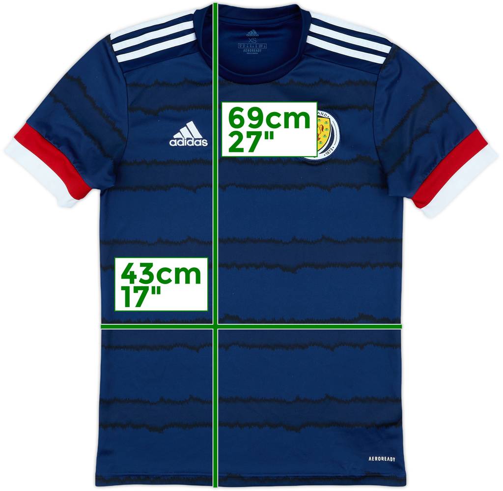 2020-22 Scotland Home Shirt - 8/10 - (XS)