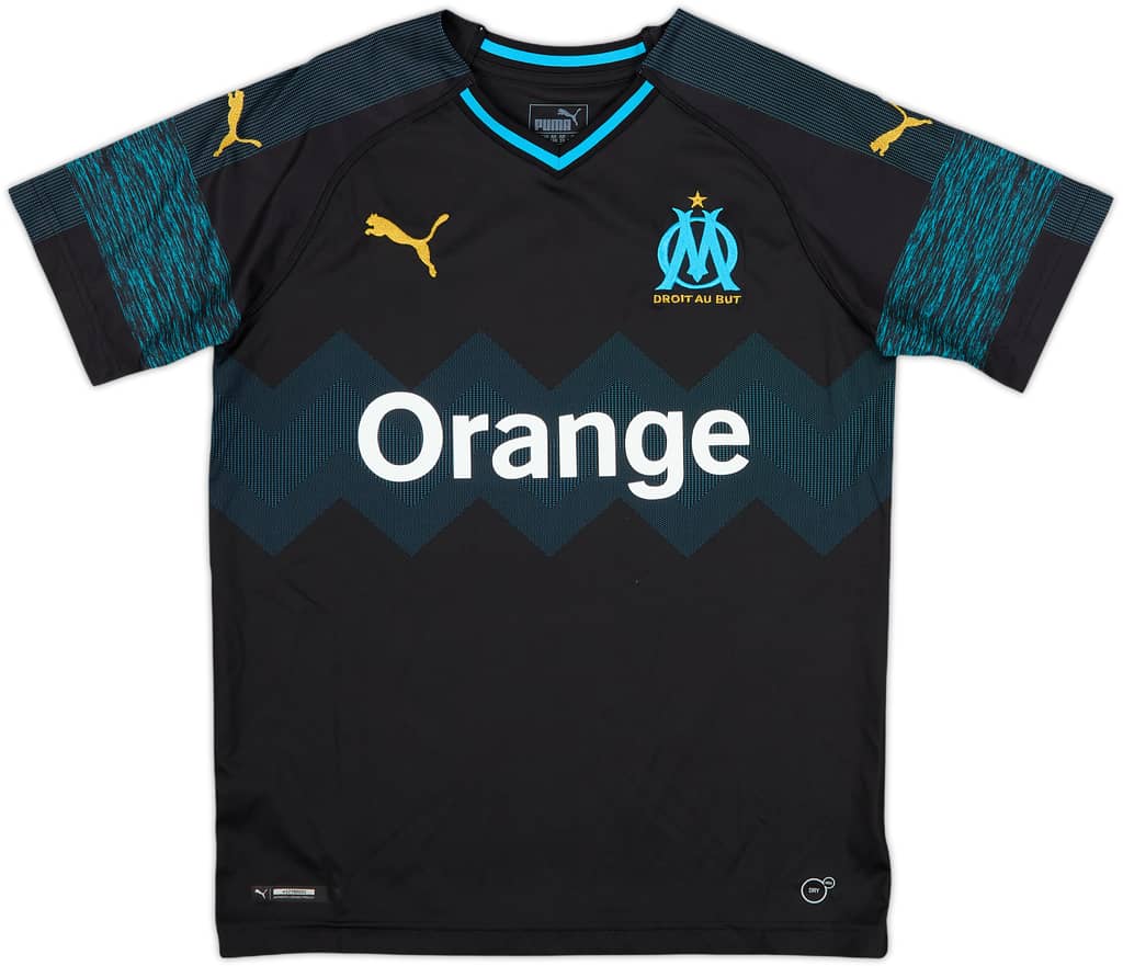 2018-19 Olympique Marseille Away Shirt - 8/10 - (L.Boys)