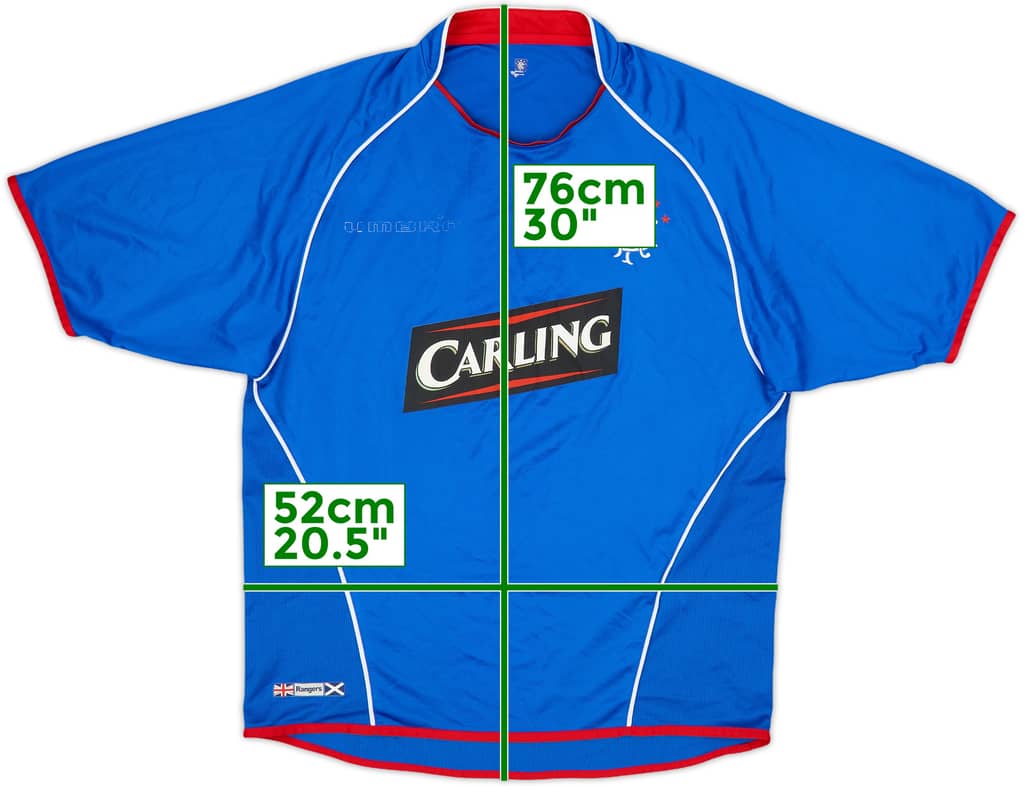 2005-06 Rangers Home Shirt - 5/10 - (M)