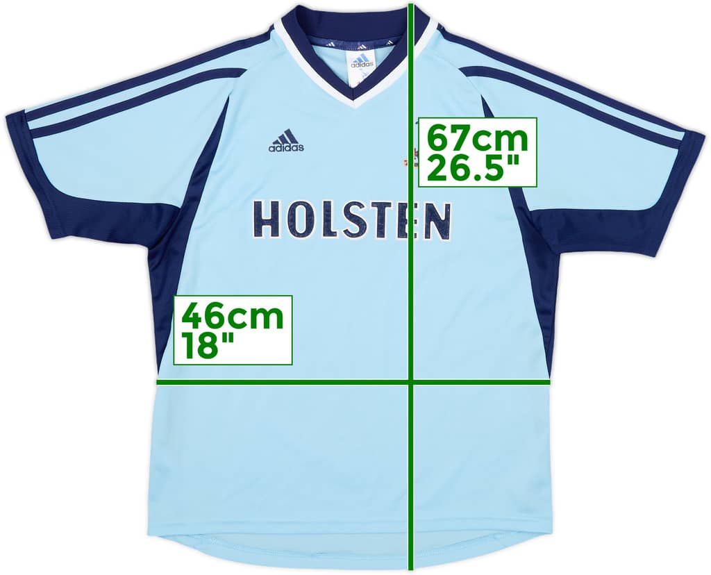 2001-02 Tottenham Away Shirt - 8/10 - (Y)