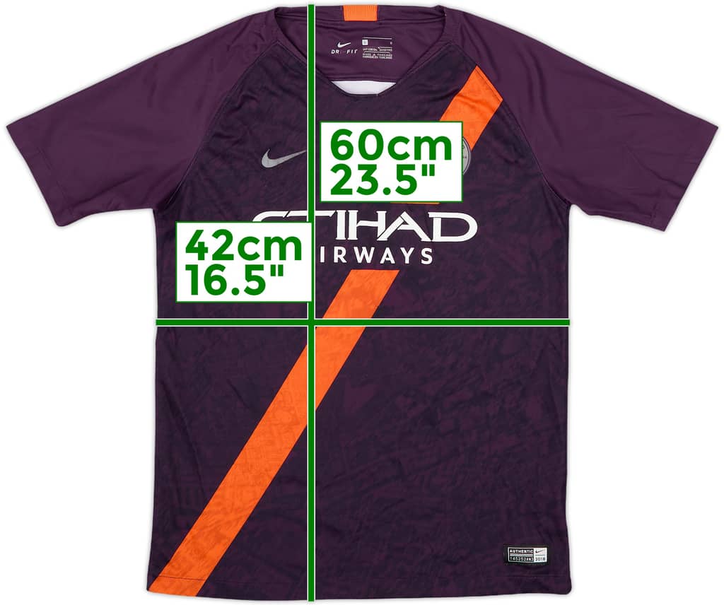 2018-19 Manchester City Third Shirt - 6/10 - (L.Boys)