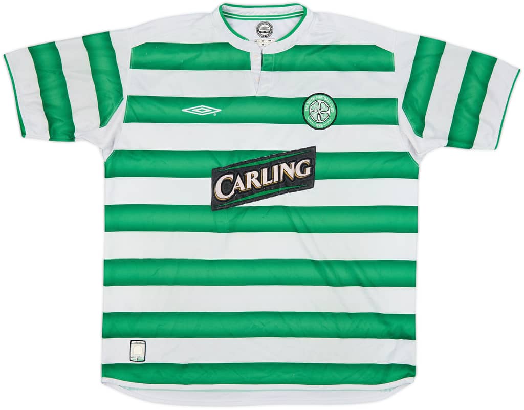 2003-04 Celtic Home Shirt - 4/10 - (XL)