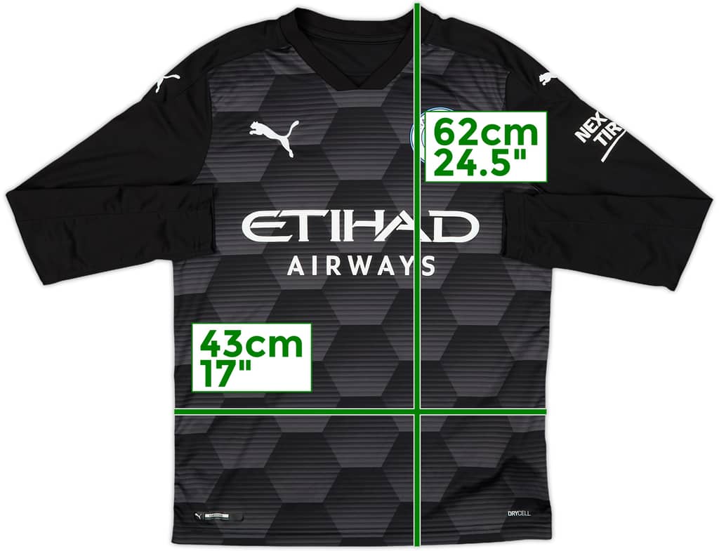 2019-20 Manchester City GK Shirt - 8/10 - (S)