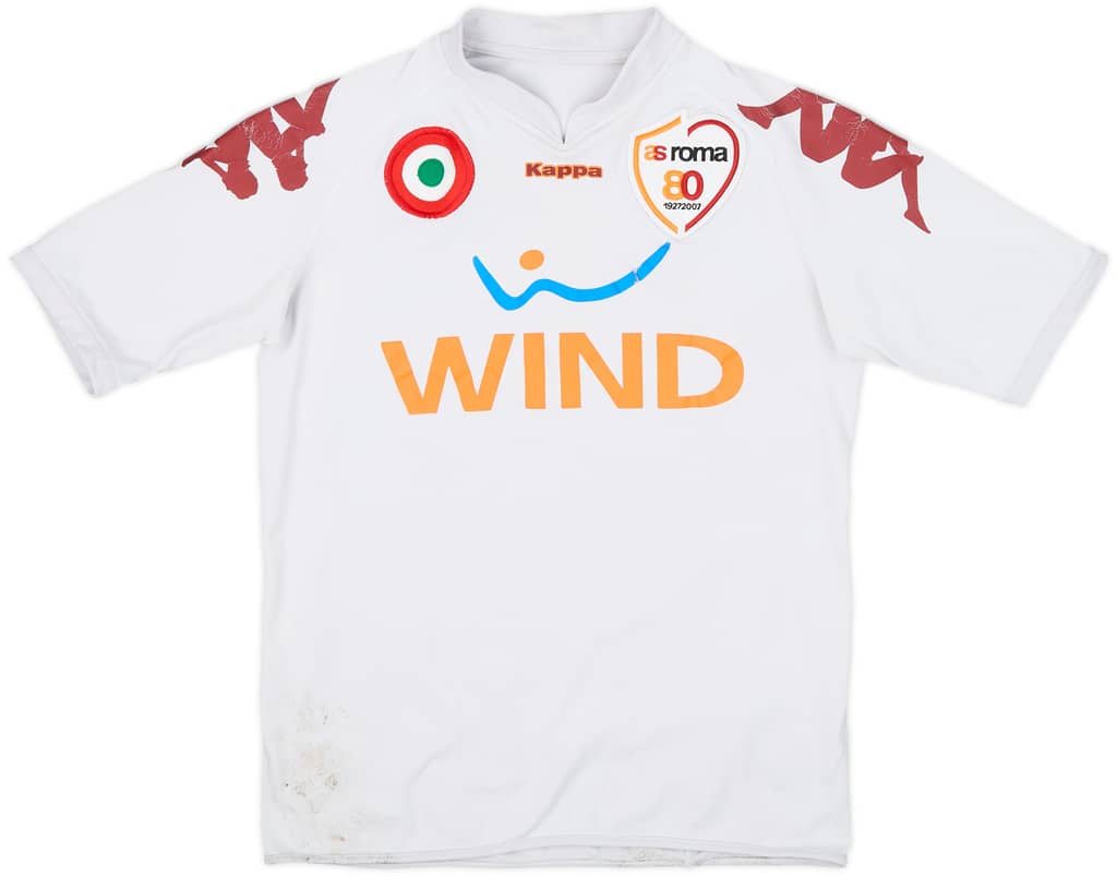 2007-08 Roma Away Shirt - 5/10 - (L.Boys)