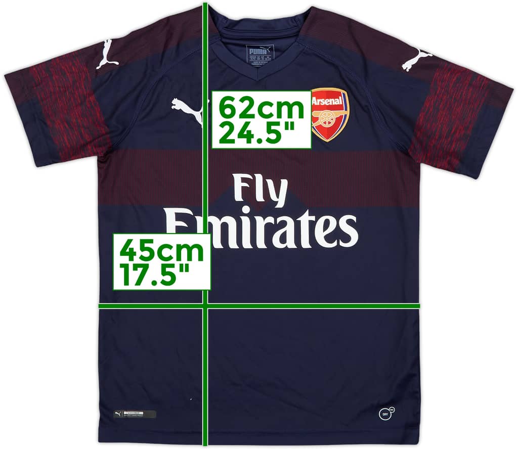 2018-19 Arsenal Away Shirt - 8/10 - (L.Boys)