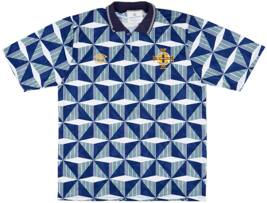 1990-92 Northern Ireland Away Shirt - 8/10 - (L)