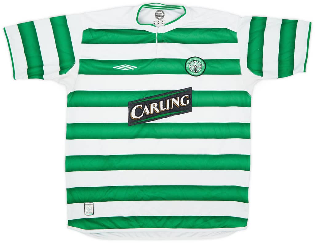 2003-04 Celtic Home Shirt Petrov #19 - 8/10 - (XL)