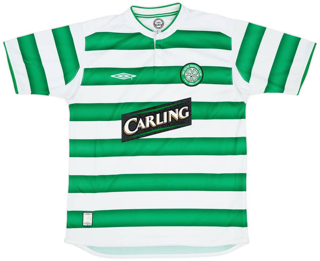 2003-04 Celtic Home Shirt Petrov #19 - 7/10 - (M)