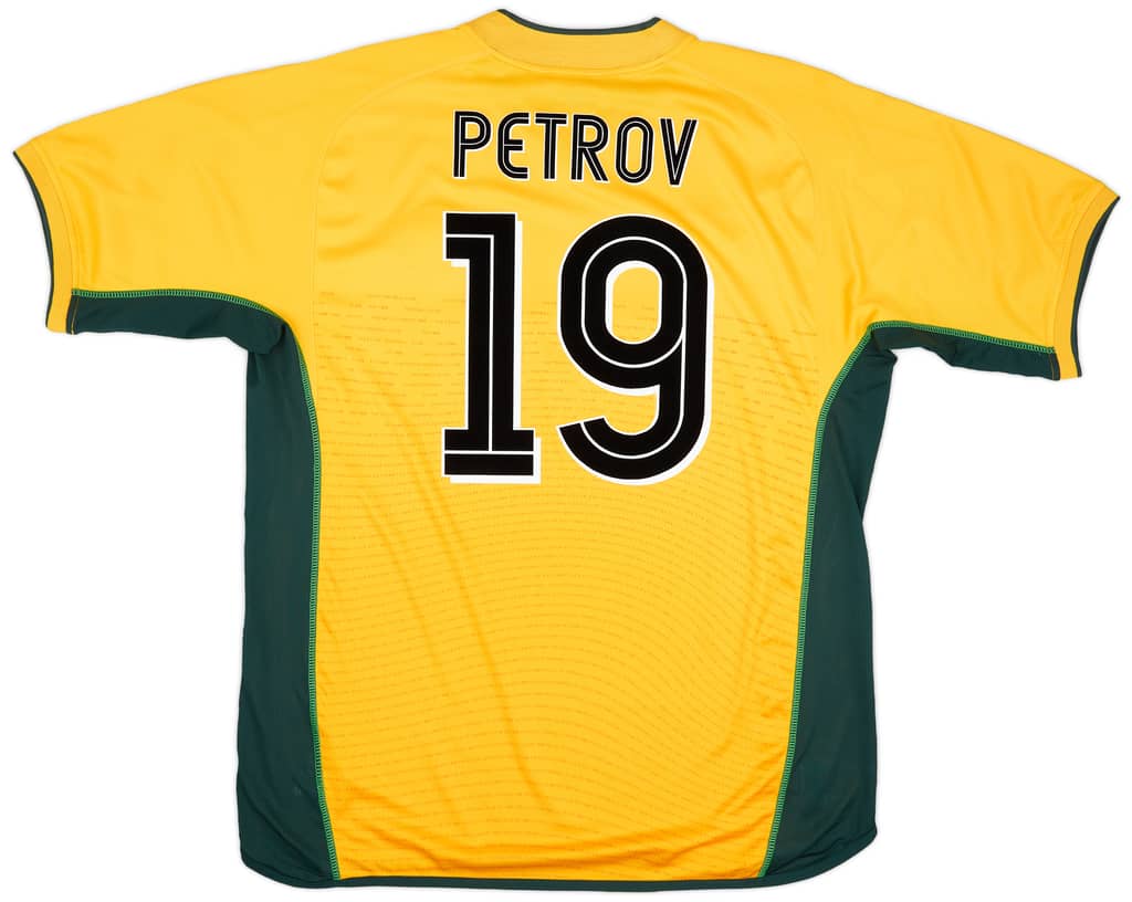 2002-03 Celtic Away Shirt Petrov #19 - 8/10 - (XL)